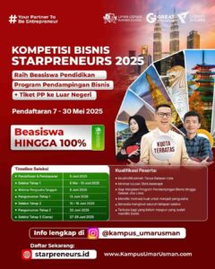kompetisi bisnis starspreneur 2025